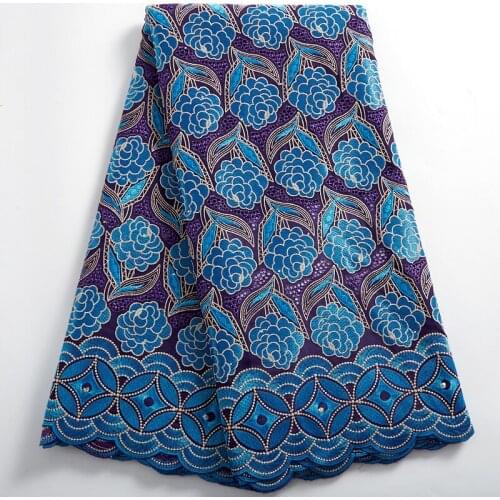 Zhenguiru Cotton Lace Fabric Dubai Swiss VoileAfrican Lace Fabric 2021 Sewing Accessory Nigerian Wedding For Women Dress A 2400