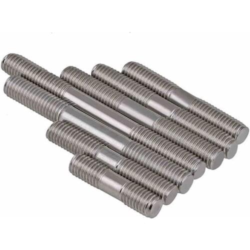 M3-m8 standard 304 stainless steel stud bolt stud screw stud screw 5Pcs