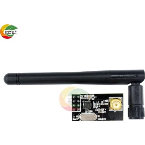 NRF24L01 + Wireless Transceiver Module + SMA Antenna For Arduino DC 3.3V Wireless Transceiver Communication Module 1100 Meter