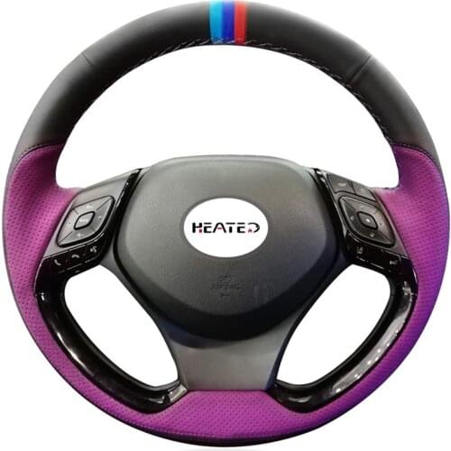 Braiding cover for steering wheel cover for Toyota C-HR CHR 2016-2019 Steering wheel cover for Toyota