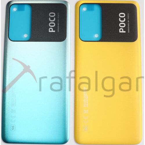 For Xiaomi Poco X3 Back Battery Cover Rear Housing Door Case For POCO X3 NFC Battery Cover Replacement Repair Parts Black Blue