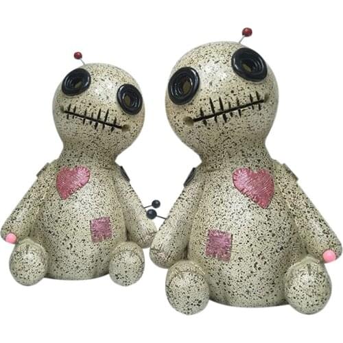 Practical 2 Pcs Voodoo Doll Cone Incense Burner Unique Home Decoration Incense Creative Home Decoration Props Ornaments