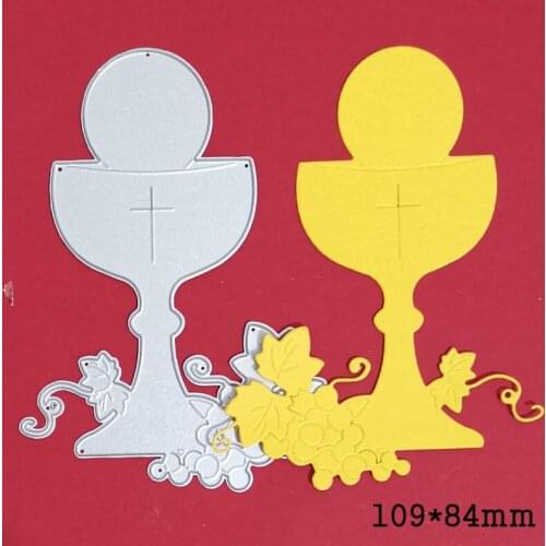 Metal Cutting Dies Stencil Holy grail grape for Embossing DIY Scrapbooking Paper Album Gifts Cards Making Dies Template