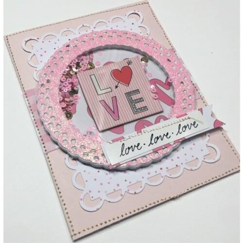 KSCRAFT Heart Lace Doily Metal Cutting Dies Stencils for DIY Scrapbooking/photo album Decorative Embossing DIY Paper Cards