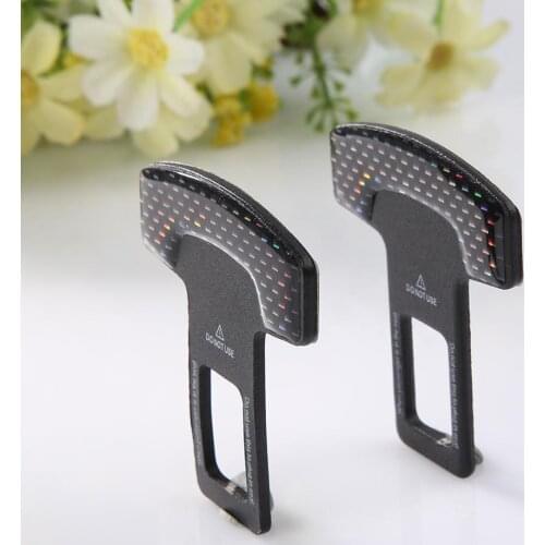 New Car Accessories 2pcs Car Seat Belt Clip Extension Auto Safety Seat Belt Extender Clasp Clip Buckles Plug Interior Seat Belt