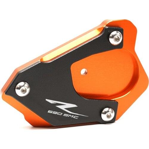 Motorcycle CNC Kickstand Foot Side Stand Extension Pad Support Plate For KTM 690 SMC R 690 ENDURO R 2019 2020 2021