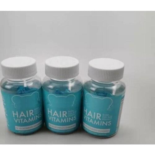 High quality Hair Vitamins Vegetarian Gummy Vitamin D, B-12, Folic Acid Vitamin Womens Multi Vegan MultiVitamin