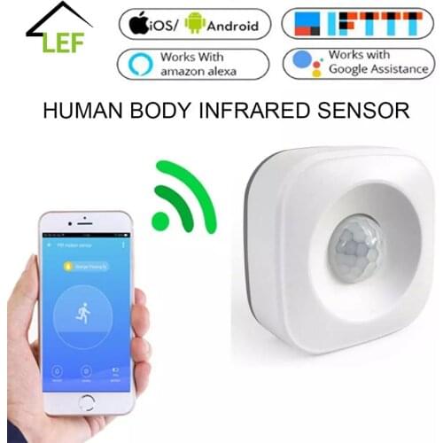 WIFI PIR Motion Sensor Wireless Passive Infrared Detector Security Burglar Alarm Sensor Tuya APP Control Smart Home