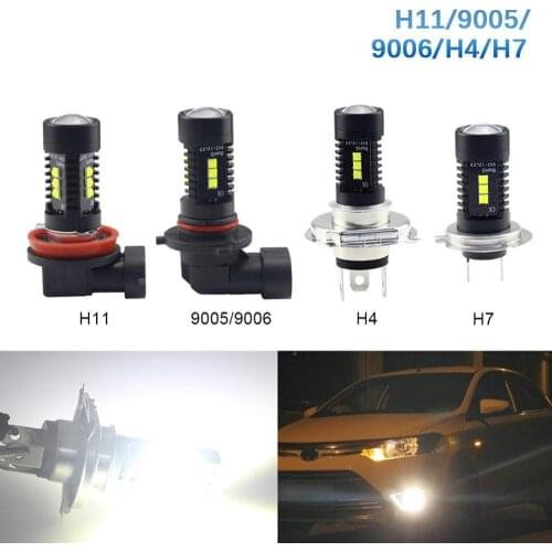 2Pcs H4/H7/H1/9005 60W 1800LM 6000K Car COB LED Conversion Headlight Light Lamp Bulb Hi/Lo Beam