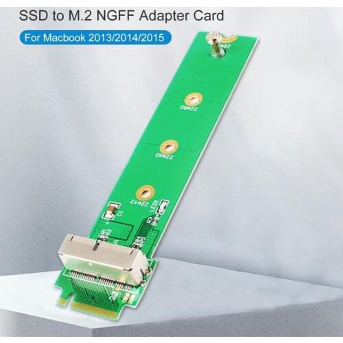 SSD Adapter 12+16-Pin Direct Connection Computer Accessories Wireless SSD to M.2 NGFF Adapter Card for Macbook 2013/2014/2015