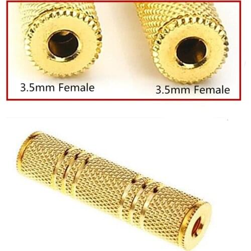3.5mm Female To Female Audio Adapter Connector Coupler Stereo F/F Extension
