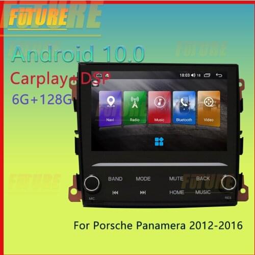 128G Android 10 For Porsche Panamera 2012-2016 Car Multimedia Player GPS Navigation Video DVD Radio Stereo 2 Din 4G LTE HeadUnit