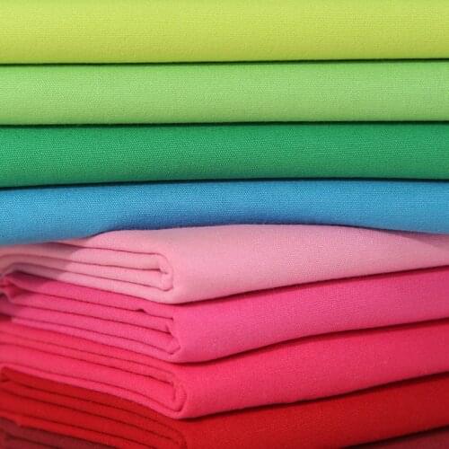 Cotton Canvas Fabric Comfortable Soft Skin-friendly Breathable Pure Solid Color Thick Cotton Linen Sofa Background Tablecloth