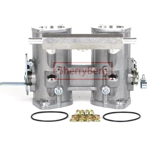 SherryBerg TBS 40dcoe 40 dcoe 40mm DCOE Twin 40mmDCOE Throttle Bodies Body for Weber/EMPI/FAJS/Dellorto/Solex DCOE/DHLA carb