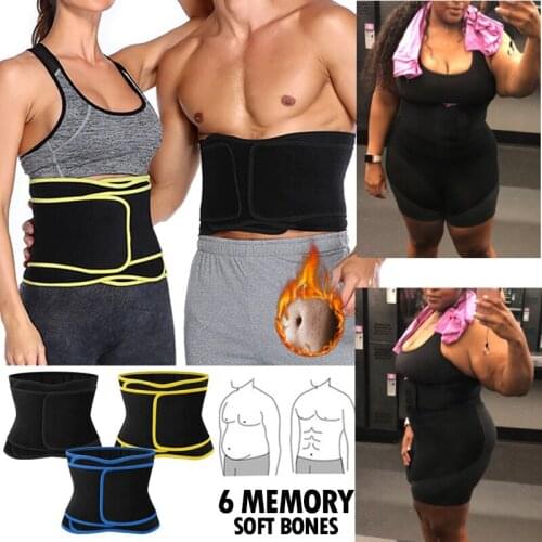 Waist Trainer Corset For Men and Women Slimming Belt Suana Neoprene Body Shaper Weight Loss Compression Trimmer Workout Fitness