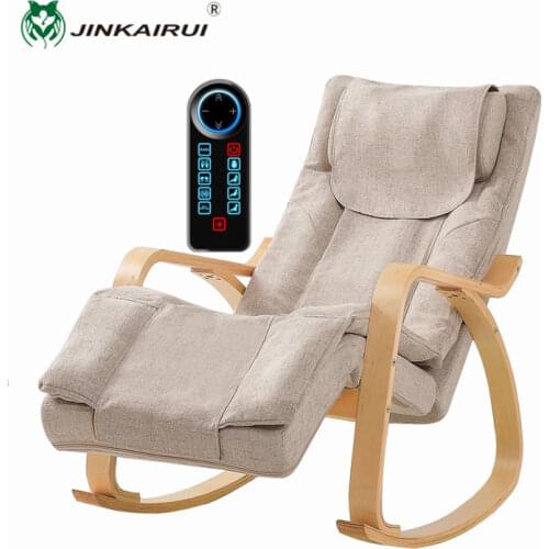 Jinkairui Multi-Functional Electric Rocking Massage Chair Leisure Home Heating Vibration Small Full Body Massage Recliner