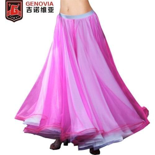 2019 New Arrival Chiffon Women Belly Dance Skirt Professional Belly Dance Skirt
