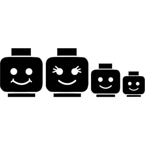 New Family Cartoon window-Styling Motorcycle Stickers Fine Decals can be attached to any flat surface 16x5cm