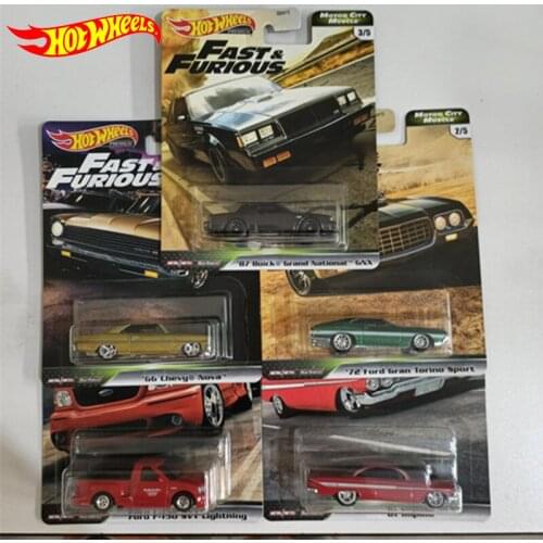Original Hot Wheels Model Car Toy Diecast 1/64 Car Collection Hot Toys for Boys Fast and Furious Collector Edition Gift GBW75