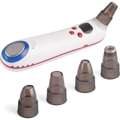 Rechargeable Vacuum Pore Cleaner Hot Cold Blackhead Acne Removal Suction Black Spot Cleaner Pimple Acne Skin Care Beauty Tools
