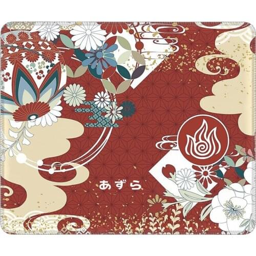 Fire Nation Azula Crazy Mouse Pad Avatar The Last Airbender with Locking Edge Mouse Mats Rubber Computer Keyboard Desk Pad