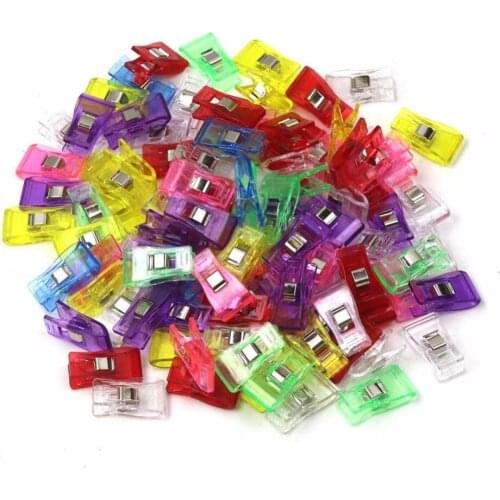 Mixed Plastic Axe Clips Multifunction Small Plastic Clip for Fabric Quilting DIY Craft Sewing Accessories
