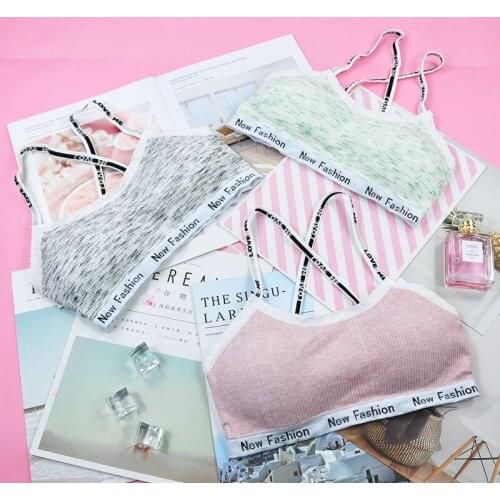 1PC Girl Sport Bra for Child Underwear Girl Bra for Girls Running Yoga Teenage Underwear No Rims Training Bras for Sport Girls