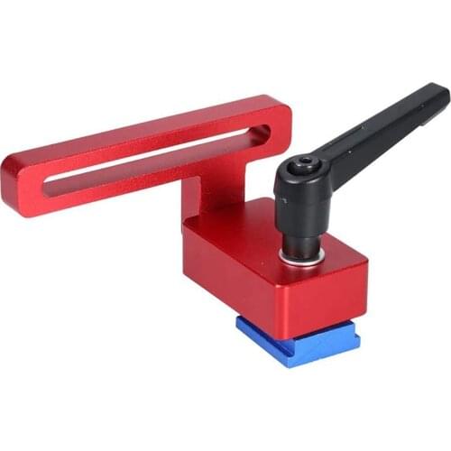 Woodworking Chute Stopper T-Track Locator Guide Rail Woodworking Positioning Tool