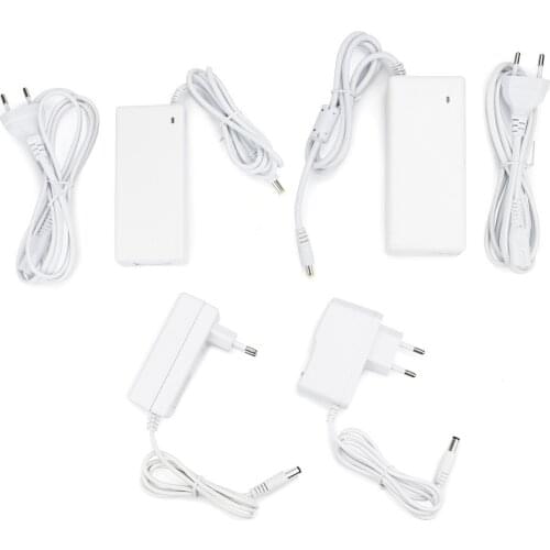 Universal EU US Plug Switching Adapter AC 220V-240V To DC12Volt Power Supply DC12V 1A 2A 3A 5A Power Adapter 5.5x2.1 mm Charger