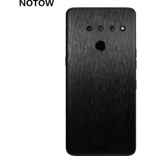 NOTOW Fashion Wire drawing PVC Sticker Mobile Back Paste Protective Film For LG G8/G7/G7+/G6/V40/V30/V35/V50/Q70/Qstylus