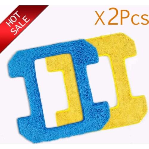 1pcs wet mop+1pcs dry mop for hobot 268 288 Robot X6 Cop rose X6 window clean mop cloth weeper glass windows cloth Cleaner Parts