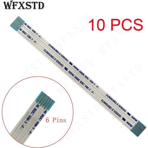 10Pcs 9cm 7mm 6pins Type A New Flex cable AWM E118077 or E129545 or Other 2896 80c vw-1 Same Side Contact