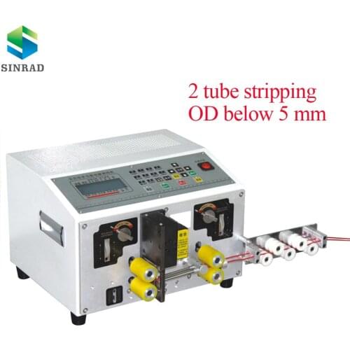 2 tube Computer automatic wire stripping machine cutting cable crimping and peeling from 0.1 to 4mm2