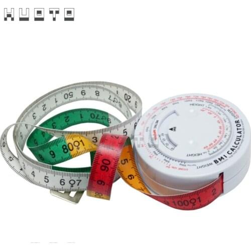 28pcs/LOT! BMI Measure Tape Round Shape BMI Caculator BMI Body Tape Measure