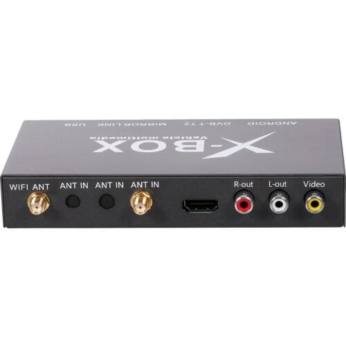 Car Digital TV Box DVB-T/T2 H. 265 HD/SD Mobile Car Digital TV Box Analog TV Tuner HD 1080P TV High Speed Strong Signal Receiver