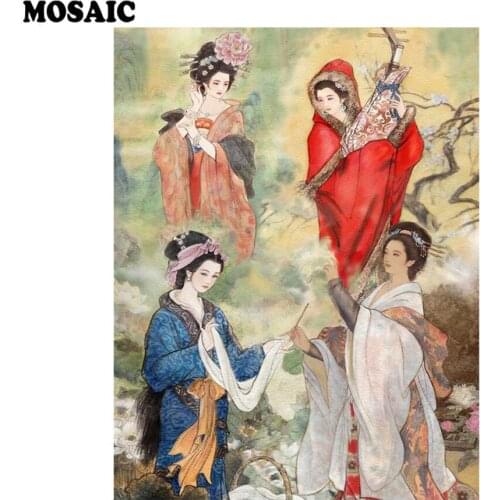 PhOTO custom Diamond Painting,Cross Stitch,bead Embroidery Diamond Mosaic"Chinese woman"3d Picture of Rhinestones Crafts art