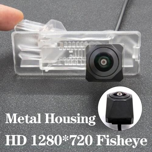 HD 1280*720 Fisheye Metal Housing Car Rear View Camera For Renault Modus/Grand Modus Latitude Captur Kaptur (Russia) Lodgy