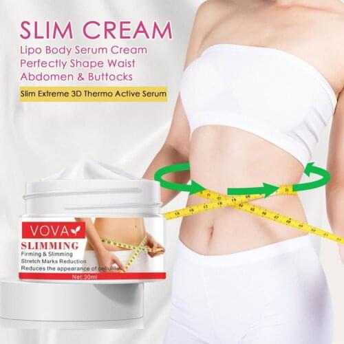 30ml Slim Cream Figure Shaping Fat Burning Natural Extract Lose Weight Slimming Cellulite Massage Cream for Female