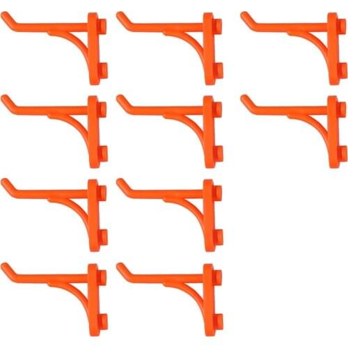 10 Pieces / Set of Wall-Mounted Hardware Tools Hanging Plate Hole Plate Hook Parts Storage Box Garage Unit Shelf Tool Finishing