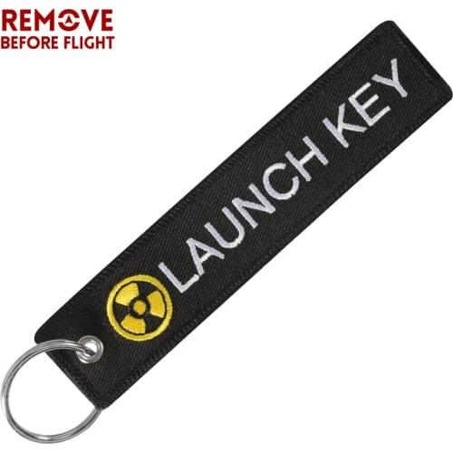 Fashion Launch Keychain Bijoux Keychains for Cars Motorcycles Gifts Key Tag Embroidery Key Fobs OEM Launch Keychain Jewelry