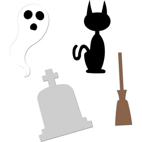 New Halloween Wooden Die Scrapbooking C2856 Cutting Dies Multiple Sizes Compatible With Most Die Cutting Machines