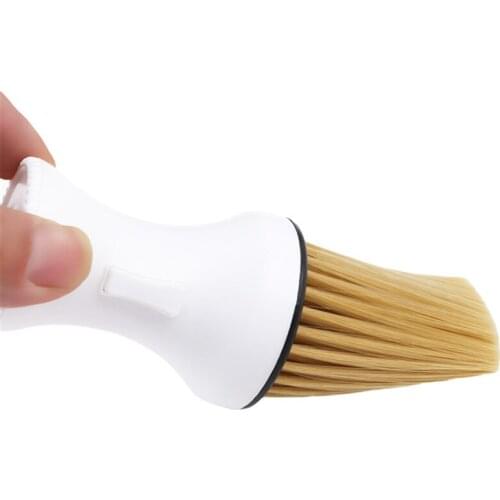 Neck Dust Remove Cleaning Brushes Professional Salon Hair Cutting Shaving Brush Soft Comb Barber Hairdressing Styling Tool 1PC