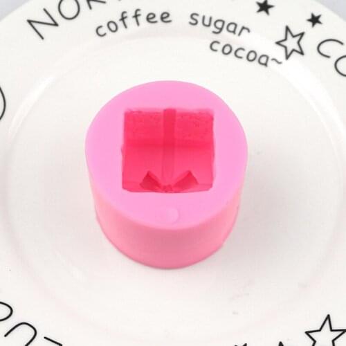 Silicone Molds Gift Box Shape Cupcake Fondant Cake Decorating Tools Candy Gummy Resin Clay Chocolate Gumpaste Baking Accessories