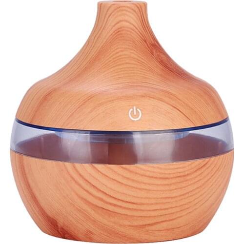 Spa Yoga 300ML USB Electric Aroma Air Diffuser Wood Ultrasonic Air Humidifier Essential Oil Aromatherapy Cool Mist Maker