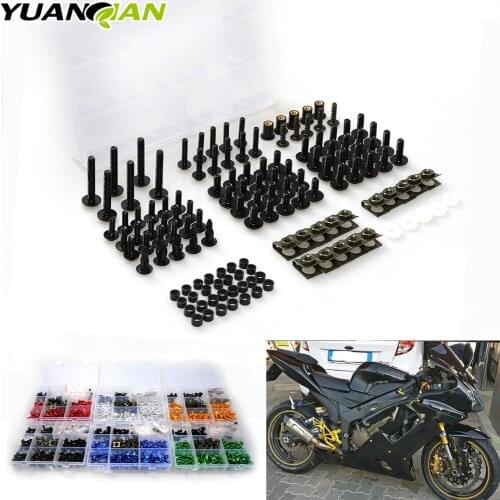 Universal CNC Motorcycle Fairing body work Bolts Fastener Clips Screws For aprilia rs125 1998-2005 RSV MILLE / R 2004 - 2008 CNC