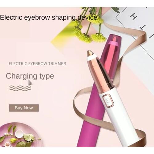 USB Electric Eyebrow Trimmer For Womens Eyebrows Make Up Eye Brow Epilator Face Razor Mini Shaver Woman Painless Makeup Tools
