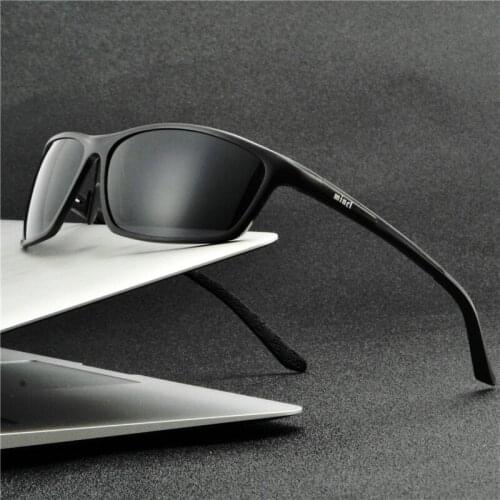 2020 Square Polarized Aluminum-magnesium Sunglasses Men Women Fashion Shades UV400 Vintage Male Glasses NX
