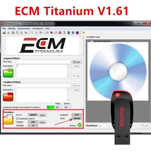 2021 For KT-/ AG and K- ESS V2 ECM TITANIUM 1.61 With 18259+ Driver ECM Titanium 26000 Drivers For ECU Repair