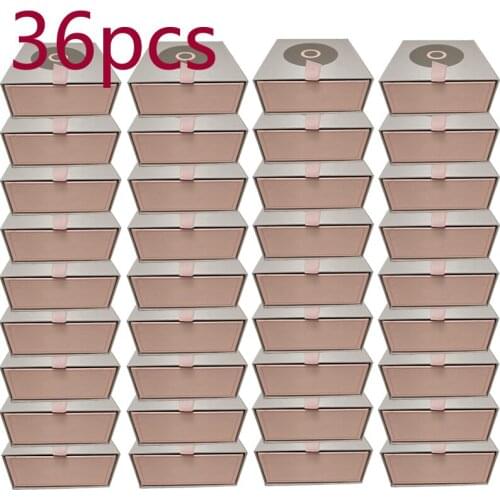 36pcs Newest Packaging Paper Box Bracelet Display Ring Earrings Necklace Gift Velvet Box Compatible With DIY Europe Jewelry