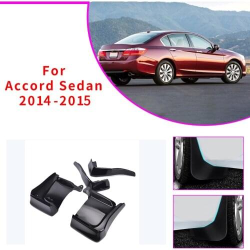 4pcs Front Rear Car for Fender Flares Mudguards Mudflaps Mud Flaps Splash Guards For Honda Accord Sedan 2014 2015